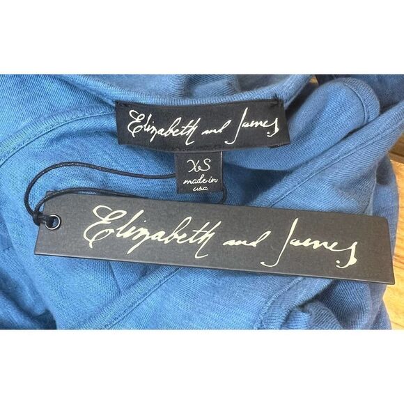 Elizabeth & James Lace Up Front Cotton T NWT Size XS - Picture 6 of 8